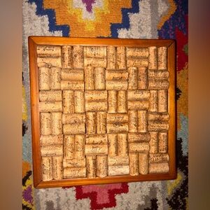 Wooden Cork Display Board